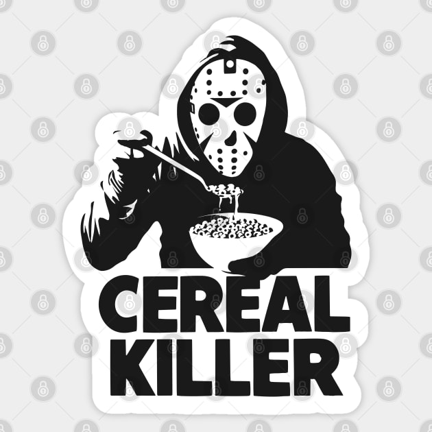 Cereal Killer - Funny Breakfast Lover Sticker by TwistedCharm